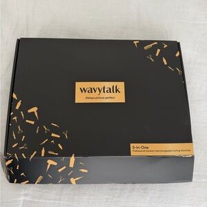 Wavytalk 5-in-1 Curling Iron, Curling Iron Set with Curling Brush and Wands